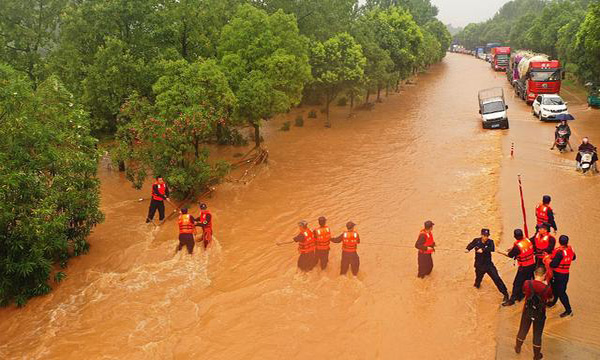山西暴雨,山西洪水,抗洪,洪澇災害,同舟共“晉”